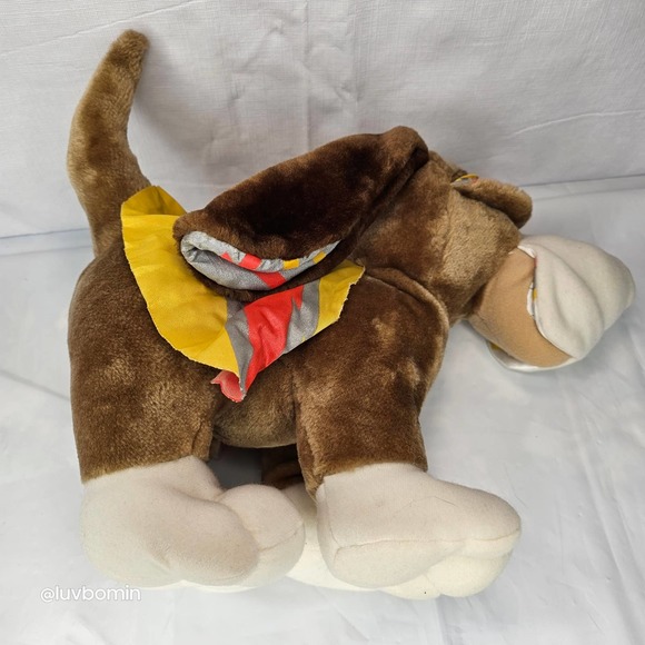 Tonka Pooch Patrol Super Hero Dogs Plush Toy Figure Rare Vintage 1991 Red Yellow - Picture 5 of 8